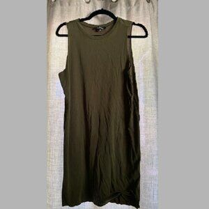 Army Green Short Dress - Lulu's Small